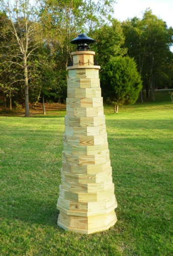 How to Build an Authentic 6 ft. Lawn Lighthouse. Plans 