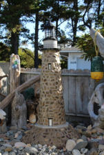 Custom Stone Lighthouse