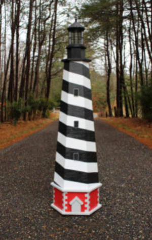 6 ft. Cape Hatteras DIY lighthouse for the yard
