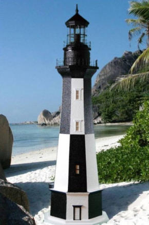 Cape Henry stucco yard lighthouse