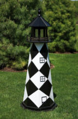 Wooden Cape Lookout lawn lighthouse