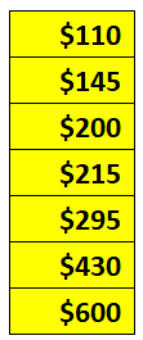 Polywood Lighthouse base prices