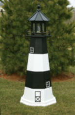 Wooden Fire Island lawn lighthouse