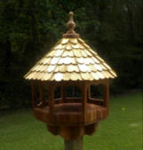 How to build a large gazebo bird feeder