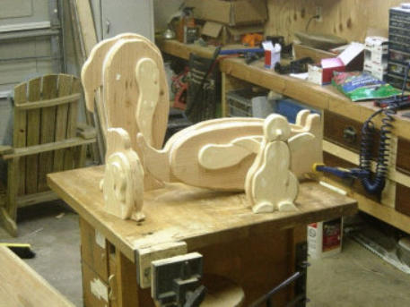 Wooden 3D Penguins Construction