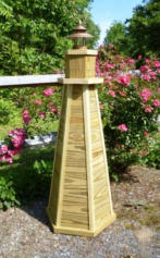 4 ft. natural treated lawn ligthouse