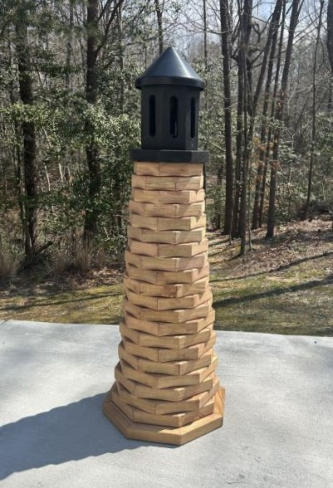 4' lighthouse with 3D authentic shape