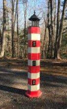 Striped Lighthouse Woodworking Plans