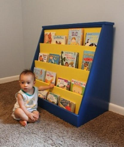 Child's front facing bookshelf