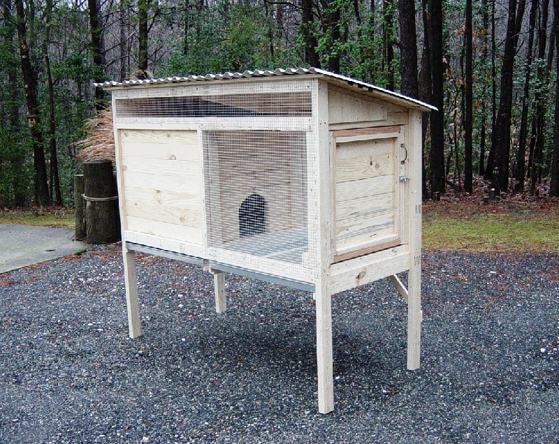 How to Build a 5 ft. Rabbit Hutch. DIY Wood Plans