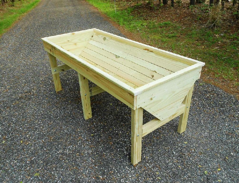 PDF Plan: How To Build A Wooden Planter Trough – Woodworking 