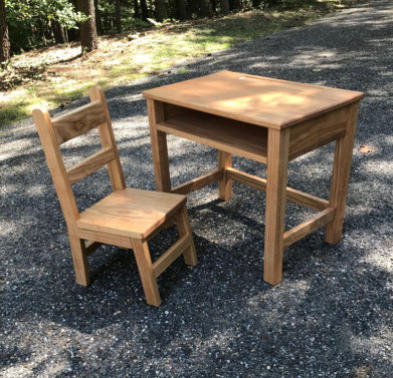 How to build a school desk and matching chair
