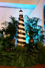 Lighthouse being displayed at an event